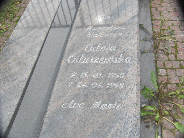 Magdalena Wallburga Ostoja Ostaszewska 1930 Chojna - Grobonet - Wyszukiwarka osób pochowanych