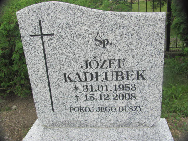 Józef Kadłubek 1953 Chojna - Grobonet - Wyszukiwarka osób pochowanych