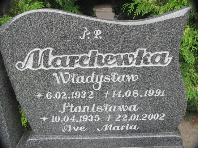 Grób Władysław Marchewka