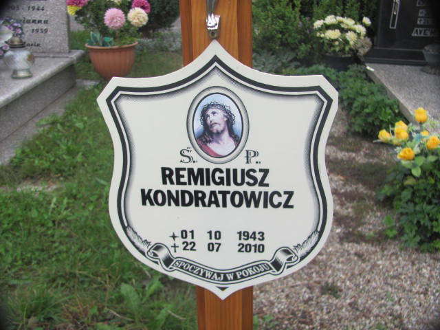 Grób Remigiusz Kondratowicz
