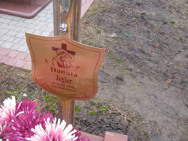 Grób Danuta Jegier