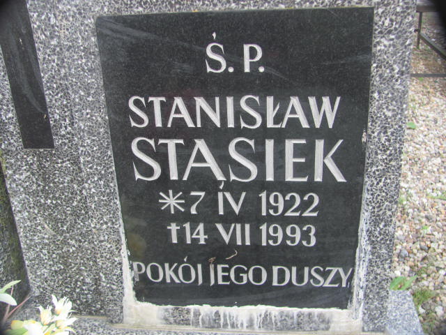 Grób Stanisław Stąsiek