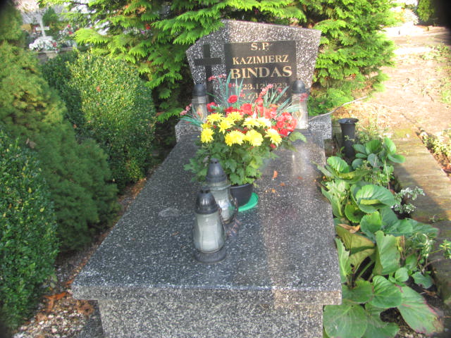 Grób Kazimierz Bindas