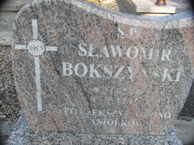Sławomir Bokszyński 1964 Chojna - Grobonet - Wyszukiwarka osób pochowanych