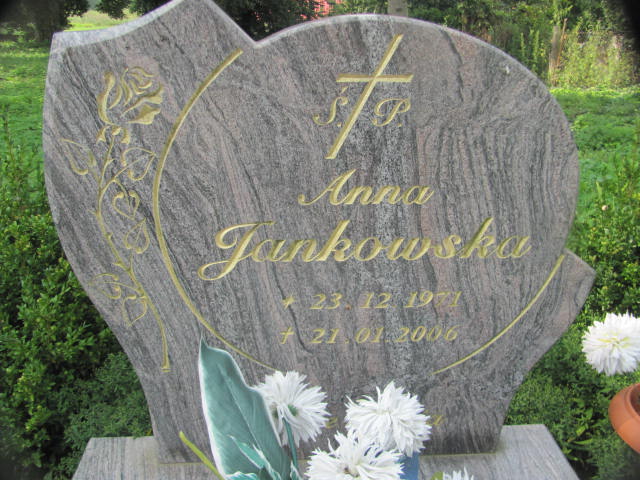 Anna Jankowska 1971 Chojna - Grobonet - Wyszukiwarka osób pochowanych
