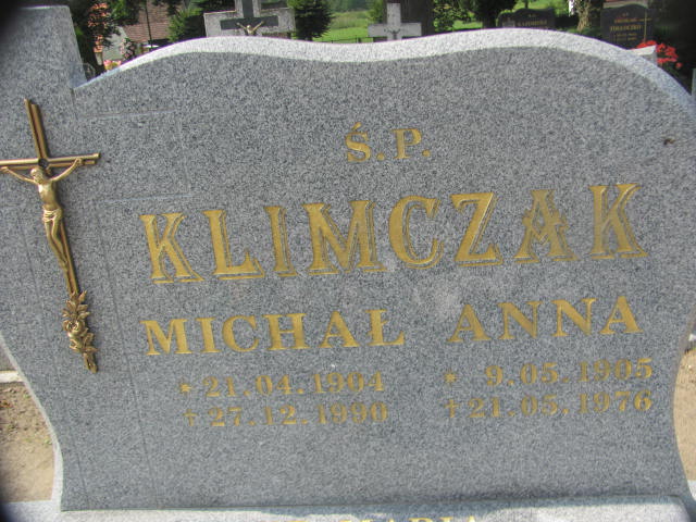 Anna Klimczak 1905 Chojna - Grobonet - Wyszukiwarka osób pochowanych