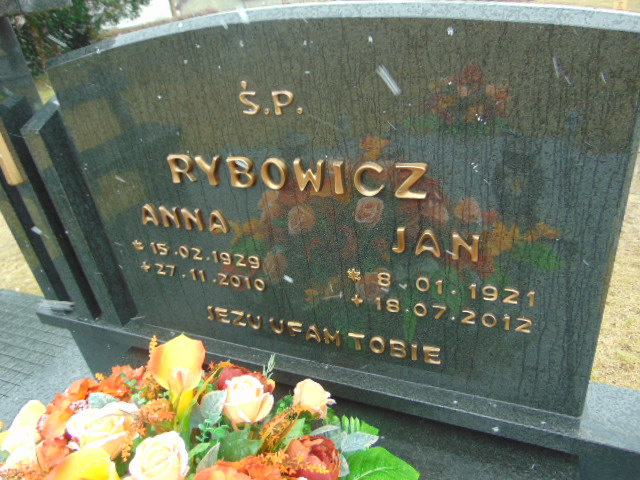 Jan Rybowicz 1921 Chojna - Grobonet - Wyszukiwarka osób pochowanych