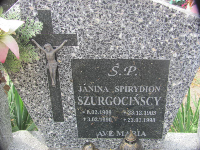 Spirydion Szurgociński 1903 Chojna - Grobonet - Wyszukiwarka osób pochowanych