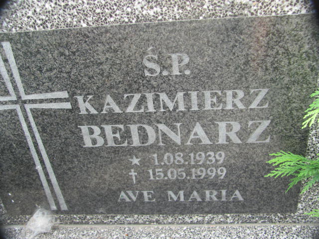 Grób Kazimierz Bednarz