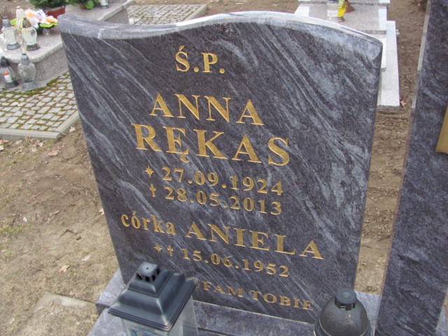 Anna Rękas 1924 Chojna - Grobonet - Wyszukiwarka osób pochowanych