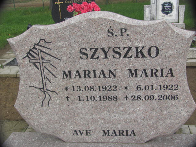 Grób Marian Szyszko