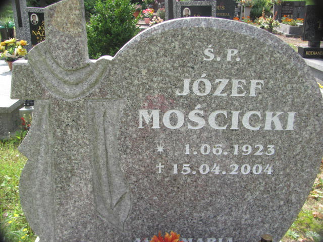 Józef Mościcki 1923 Chojna - Grobonet - Wyszukiwarka osób pochowanych