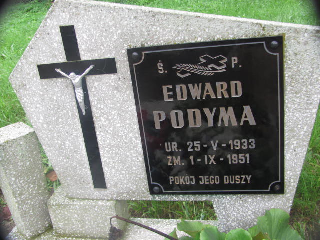 Edward Podyma 1933 Chojna - Grobonet - Wyszukiwarka osób pochowanych
