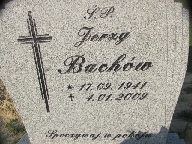 Jerzy Bachów 1941 Chojna - Grobonet - Wyszukiwarka osób pochowanych