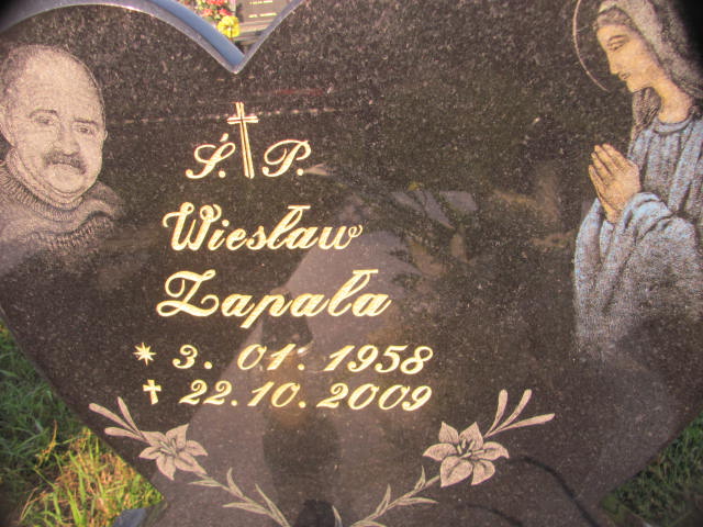 Wiesław Zapała 1958 Chojna - Grobonet - Wyszukiwarka osób pochowanych