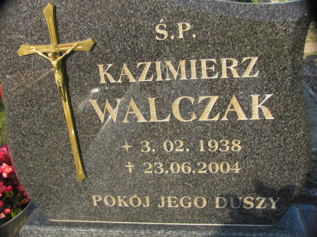 Kazimierz Walczak 1938 Chojna - Grobonet - Wyszukiwarka osób pochowanych