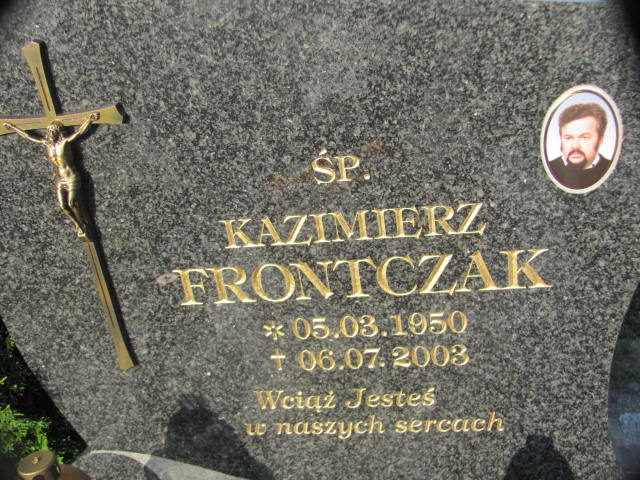 Kazimierz Frontczak 1950 Chojna - Grobonet - Wyszukiwarka osób pochowanych