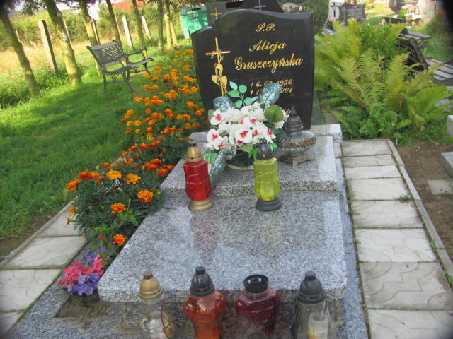 Grób Alicja Gruszczyńska
