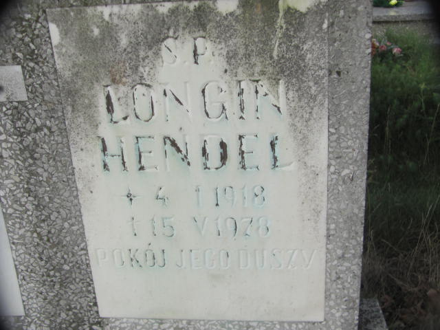 Longin Hendel 1918 Chojna - Grobonet - Wyszukiwarka osób pochowanych