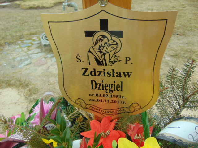 Zdzisław Dzięgiel 1951 Chojna - Grobonet - Wyszukiwarka osób pochowanych