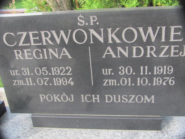 Grób Andrzej Czerwonka
