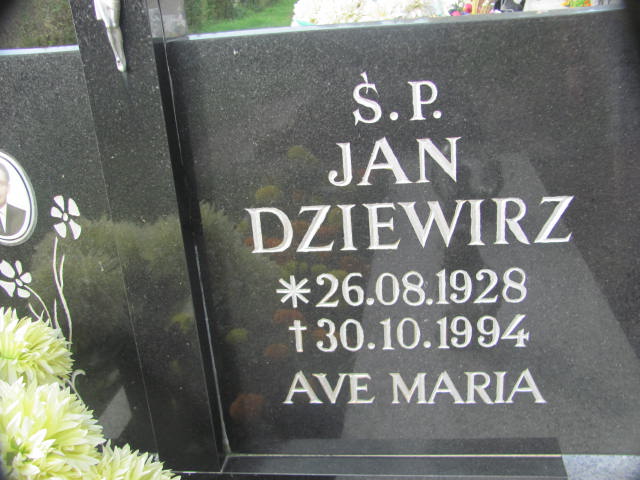 Stanisław Dziewirz 1906 Chojna - Grobonet - Wyszukiwarka osób pochowanych