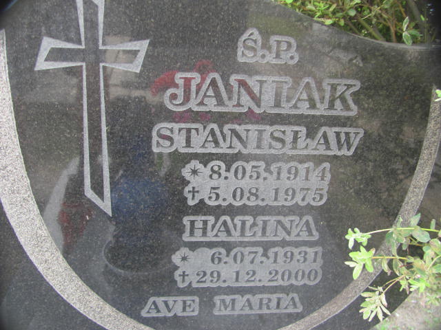 Stanisław Janiak 1914 Chojna - Grobonet - Wyszukiwarka osób pochowanych