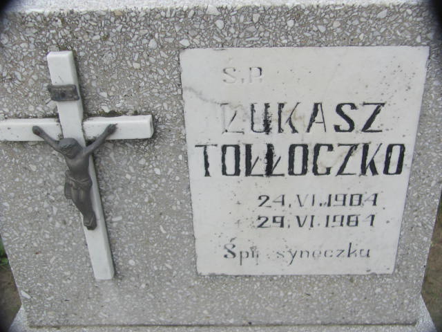 Grób Łukasz Tołłoczko