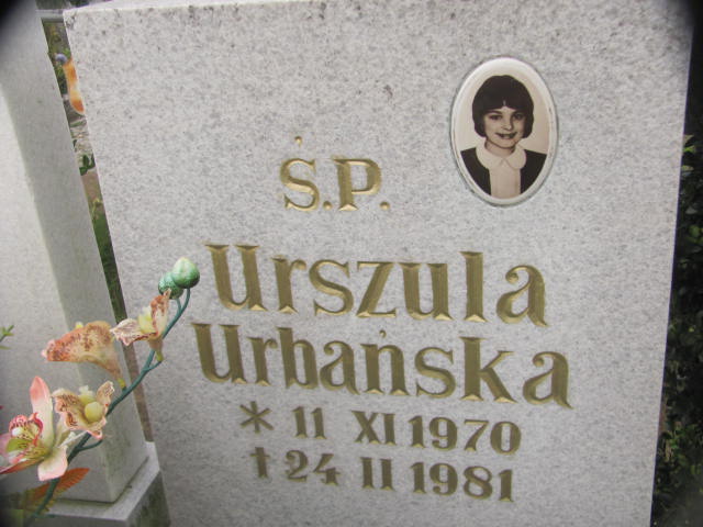 Urszula Urbańska 1970 Chojna - Grobonet - Wyszukiwarka osób pochowanych