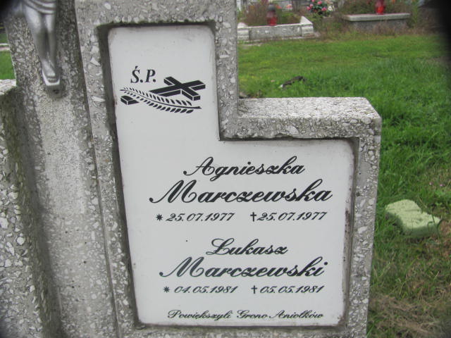 Łukasz Marczewski 1981 Chojna - Grobonet - Wyszukiwarka osób pochowanych