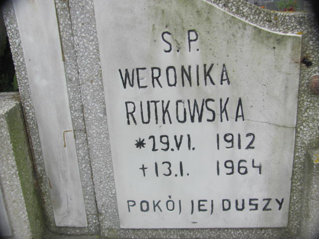 Grób Weronika Rutkowska