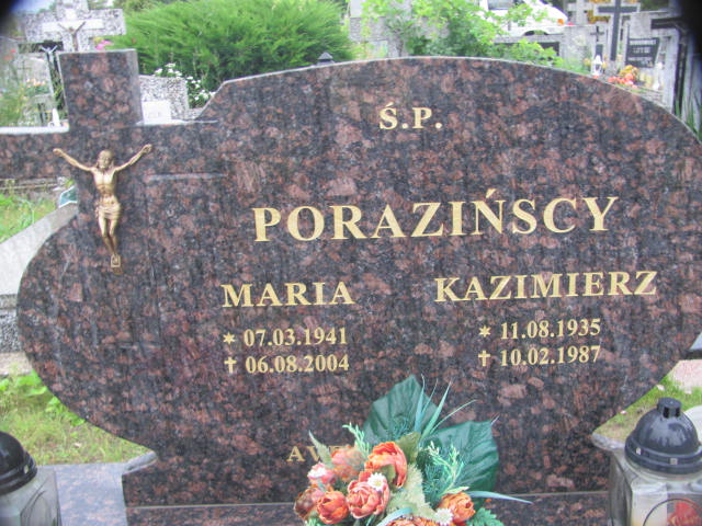 Mirosław Poraziński 1960 Chojna - Grobonet - Wyszukiwarka osób pochowanych