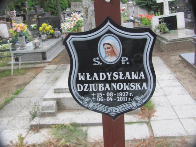 Władysława Dziubanowska 1927 Chojna - Grobonet - Wyszukiwarka osób pochowanych