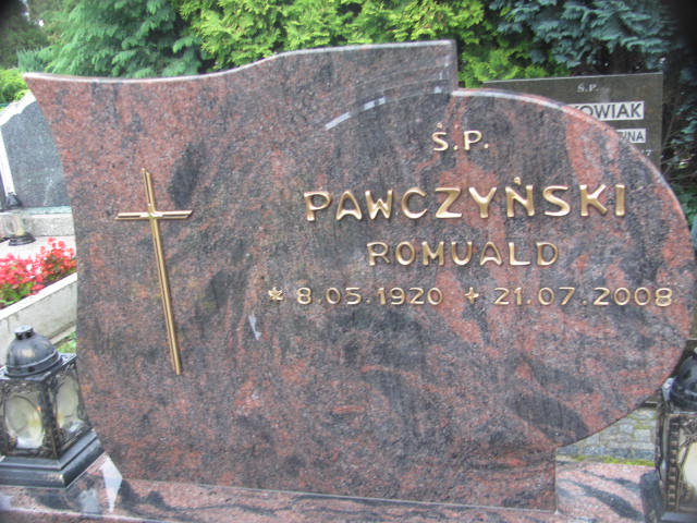 Romuald Pawczyński 1920 Chojna - Grobonet - Wyszukiwarka osób pochowanych