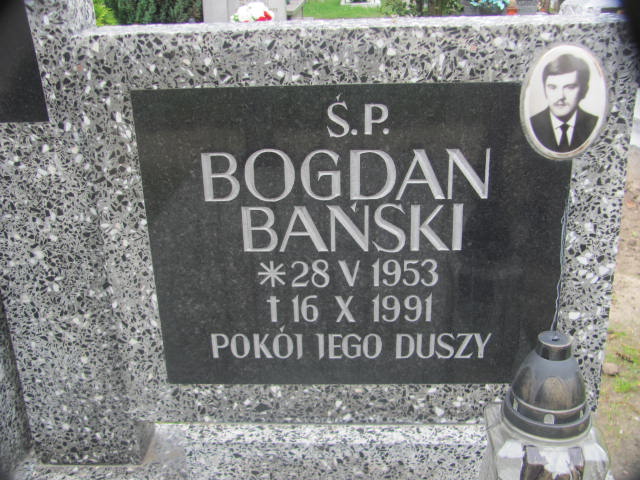 Bogdan Bański 1953 Chojna - Grobonet - Wyszukiwarka osób pochowanych