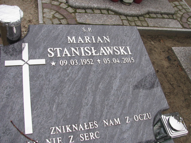 Marian Stanisławski 1952 Chojna - Grobonet - Wyszukiwarka osób pochowanych