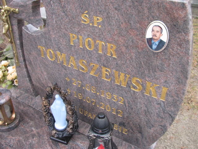 Piotr Tomaszewski 1932 Chojna - Grobonet - Wyszukiwarka osób pochowanych