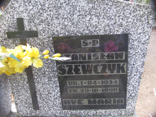 Stanisław Szewczyk 1934 Chojna - Grobonet - Wyszukiwarka osób pochowanych