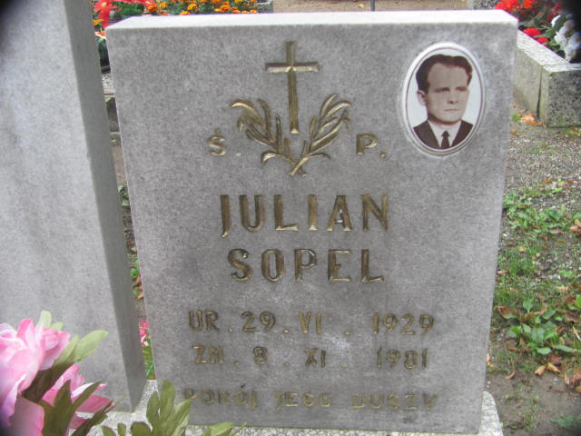 Grób Julian Sopel