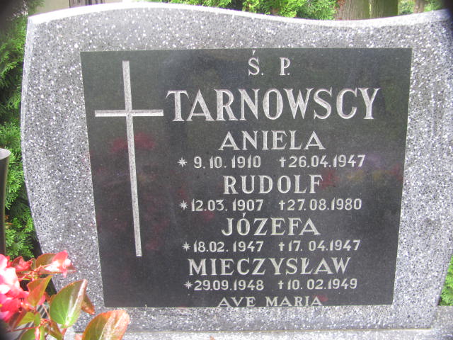 Mieczysław Tarnowski 1948 Chojna - Grobonet - Wyszukiwarka osób pochowanych