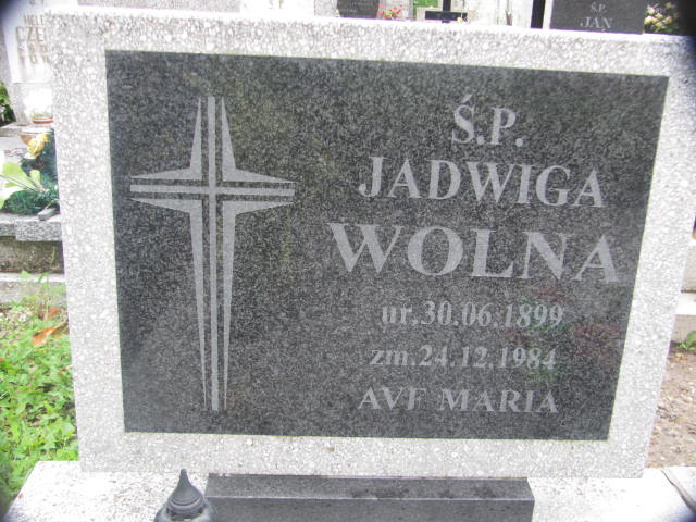 Jadwiga Wolna 1899 Chojna - Grobonet - Wyszukiwarka osób pochowanych