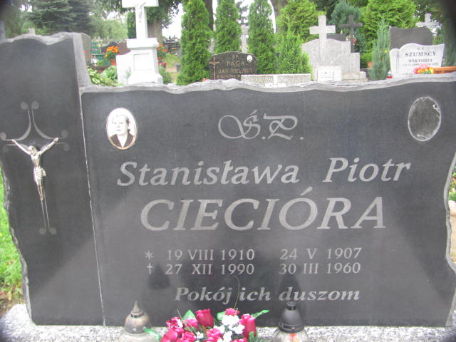 Stanisława Ciecióra 1910 Chojna - Grobonet - Wyszukiwarka osób pochowanych