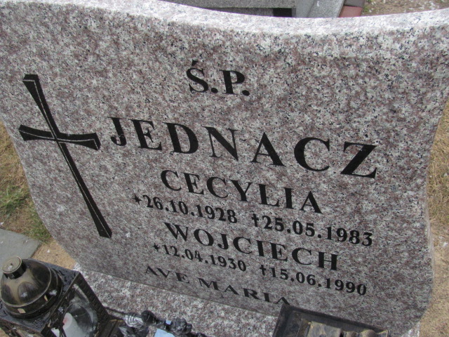 Cecylia Jednacz 1928 Chojna - Grobonet - Wyszukiwarka osób pochowanych