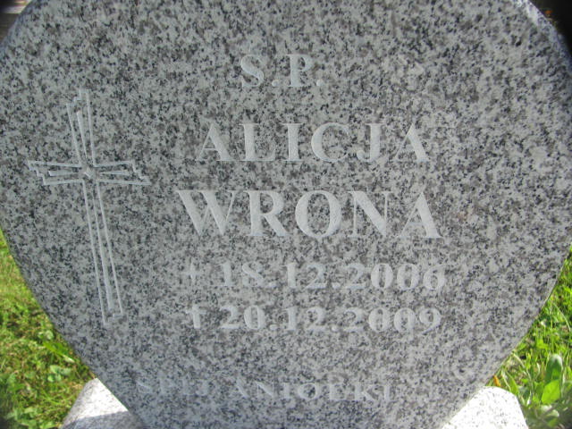 Alicja Wrona 2006 Chojna - Grobonet - Wyszukiwarka osób pochowanych