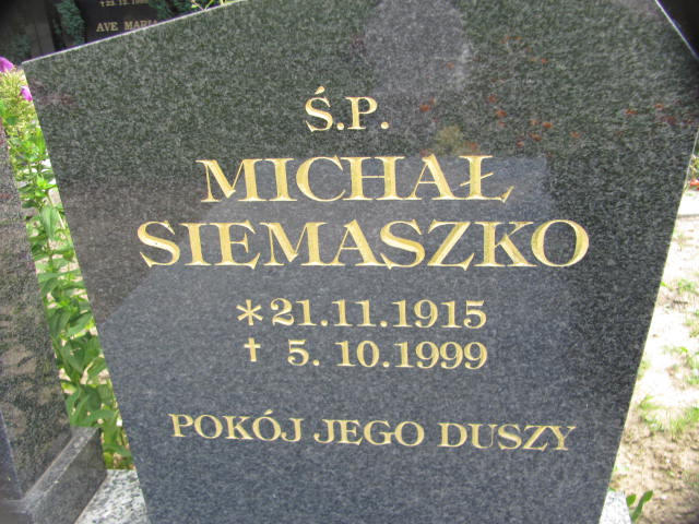 Michał Siemaszko 1915 Chojna - Grobonet - Wyszukiwarka osób pochowanych