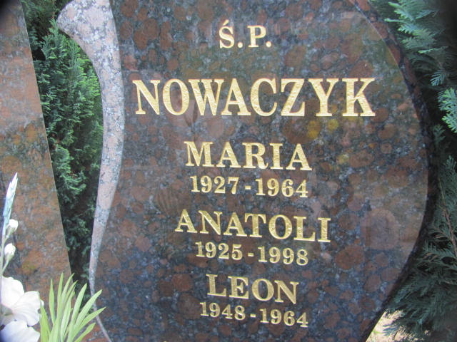 Maria Nowaczyk 1927 Chojna - Grobonet - Wyszukiwarka osób pochowanych