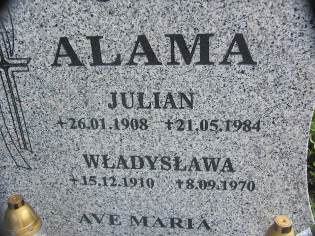  Alama 1908 Chojna - Grobonet - Wyszukiwarka osób pochowanych
