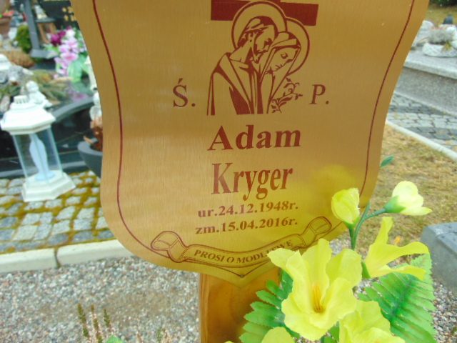 Adam Kryger 1948 Chojna - Grobonet - Wyszukiwarka osób pochowanych
