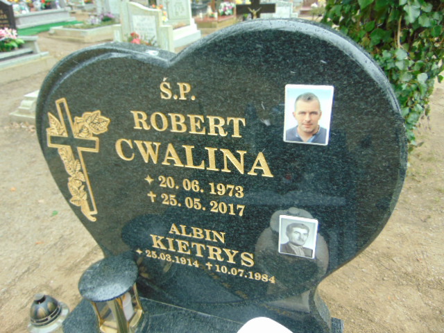 Robert Cwalina 1973 Chojna - Grobonet - Wyszukiwarka osób pochowanych