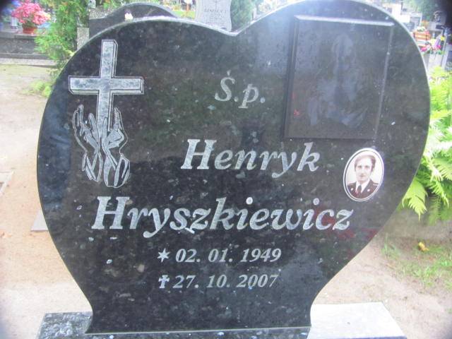 Henryk Hryszkiewicz 1949 Chojna - Grobonet - Wyszukiwarka osób pochowanych